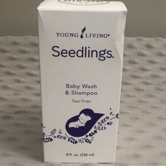 Young Living Seedlings Baby Wash & Shampoo - White - New in Box - Picture 2 of 2